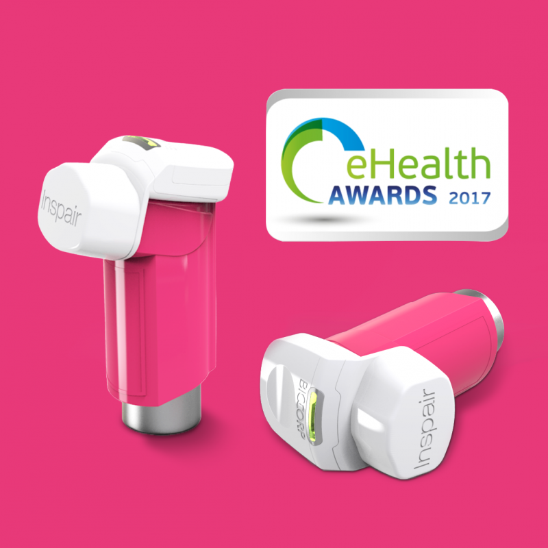Inspair is the 2017 winner of the Connected Health Object by eHealth