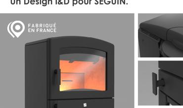 Agate, le nouveau poêle à bois imaginé et conçu par i&D pour SEGUIN