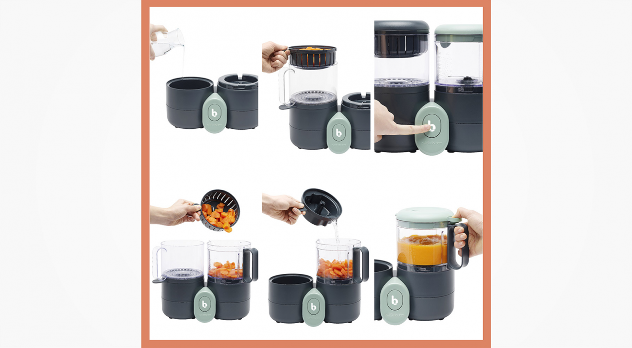 l'agence i&D a réalisé le design produit du robot cuiseur Nutribaby One - Babymoov