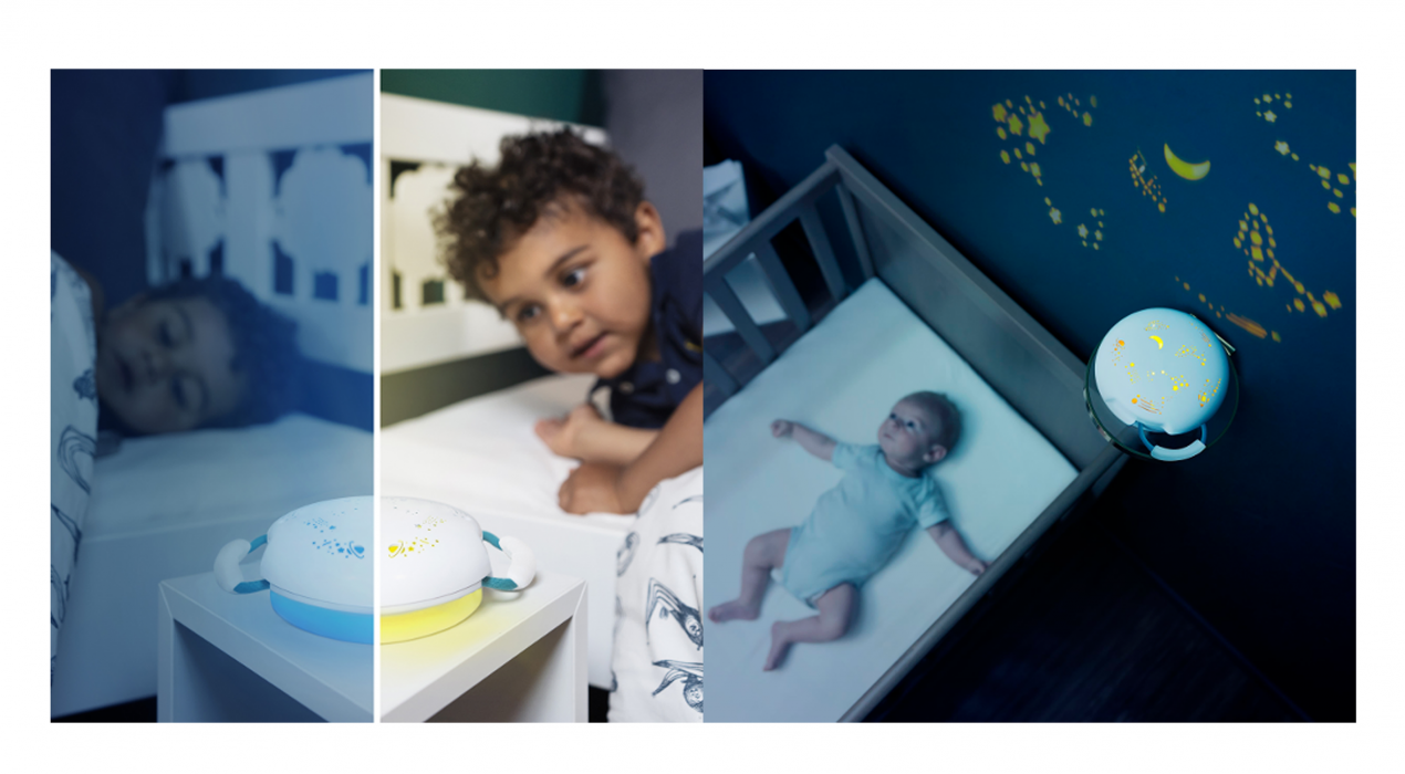 Dreamy Veilleuse Evolutive, un design proposé par l'agence de design i&D - Babymoov
