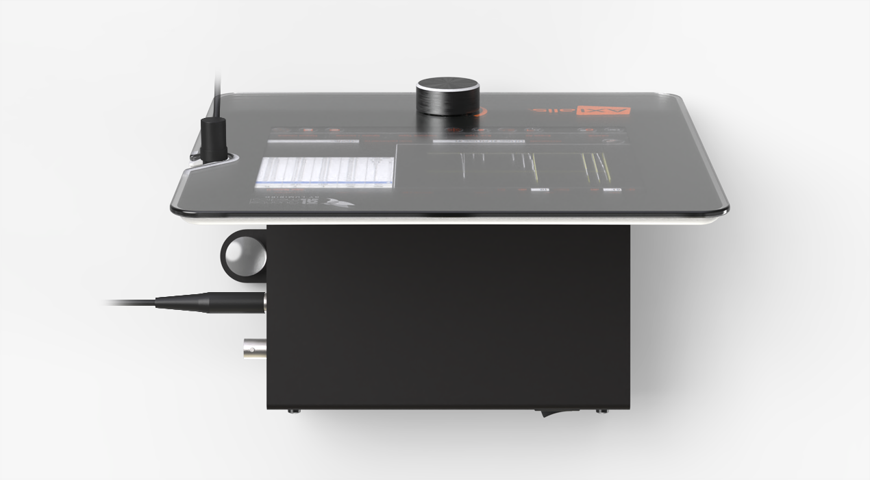 Design produit et ingénierie industrielle pour dessiner AXIalis - Quantel Medical