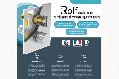 i&d a réalisé le design produit de toute une gamme de mitigeurs encastrés - Rolf