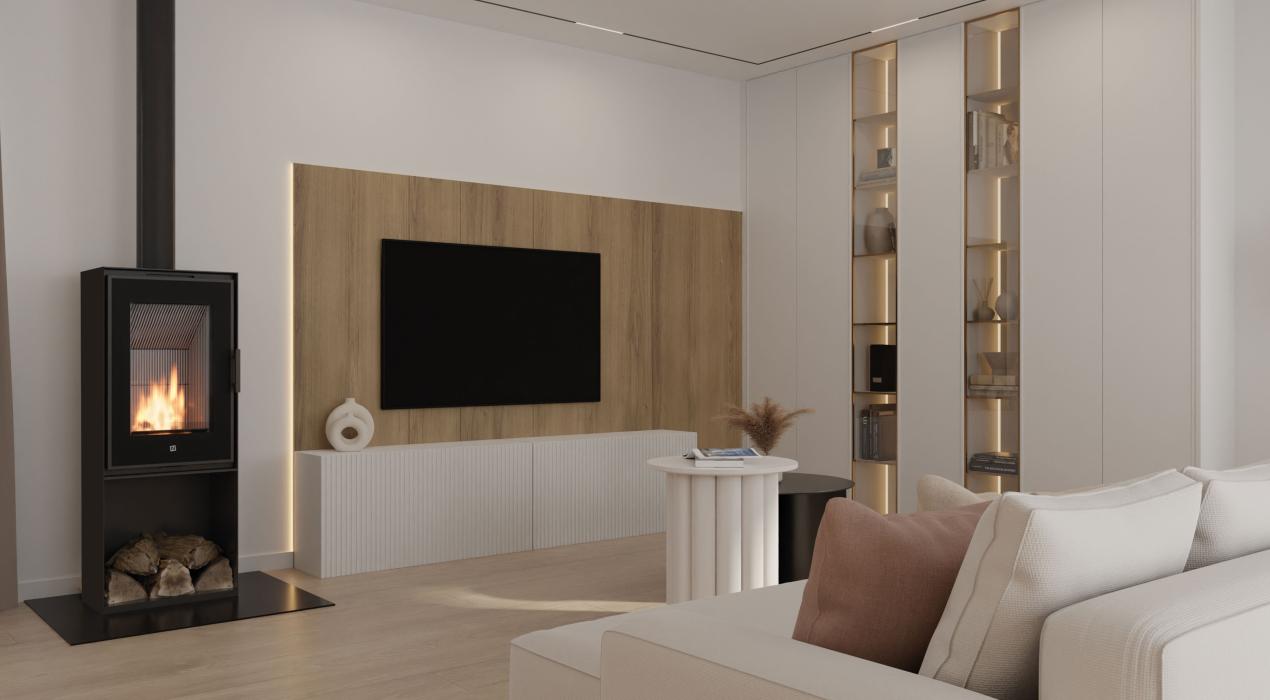 i&D, industrial design agency designed the Ogar wood burner - Seguin