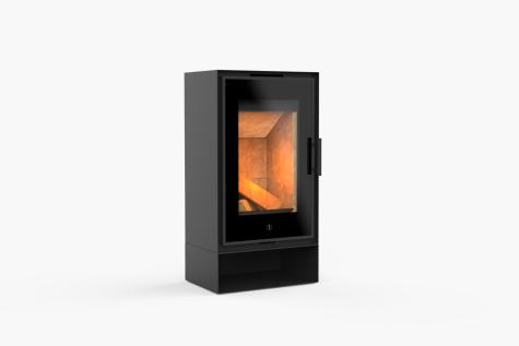 i&D, industrial design agency designed the Ogar wood burner - Seguin
