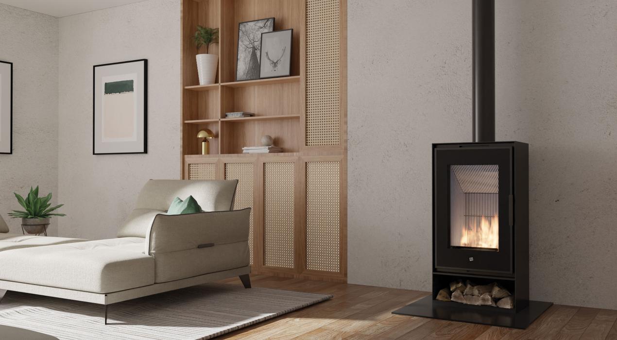 i&D, industrial design agency designed the Ogar wood burner - Seguin