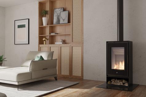 i&D, industrial design agency designed the Ogar wood burner - Seguin