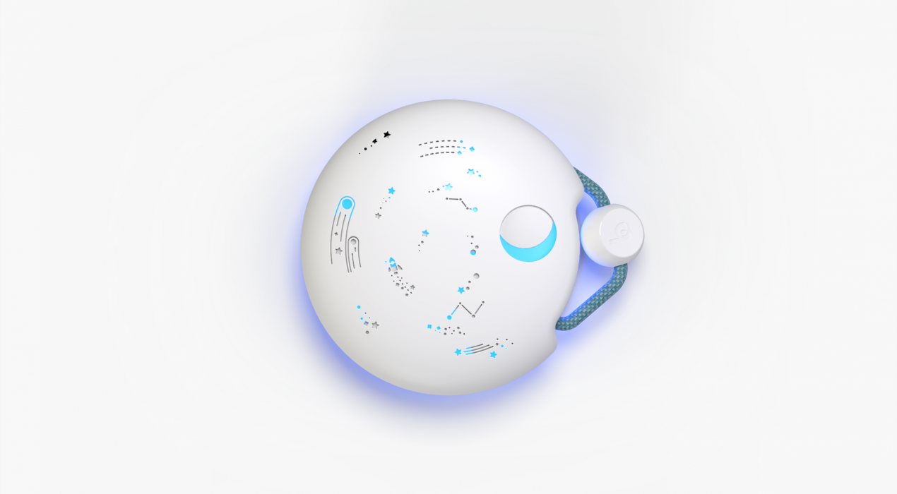 Dreamy Veilleuse Evolutive, un design proposé par l'agence de design i&D - Babymoov